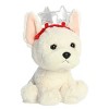 Aurora Small Cassidy French Bulldog Holiday Festive Stuffed Animal White 7" - 2 of 4