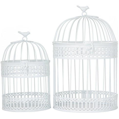 Vintage Inspired Decorative Birdcage Set of 2