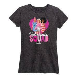 Women's - Barbie - Valentine's Squad Short Sleeve Graphic T-Shirt - 1 of 4