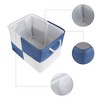 REGALWOVEN Cotton Collapsible Sturdy Lightweight Storage Bin 15.7*11.8*11.8in 1 Pc - 3 of 4