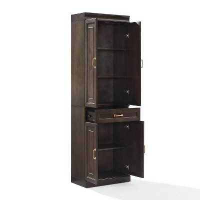 Stanton Tall Brown Wood Kitchen Storage Pantry Set