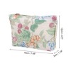 Unique Bargains Convenient Flower Fruit Handheld Makeup Bag 1 Pc - 2 of 4