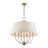 Livex Lighting Cartwright 6 - Light Pendant in  Antique Brass - 4 of 4