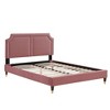 Modway Novi Performance Velvet Twin Bed - 2 of 4
