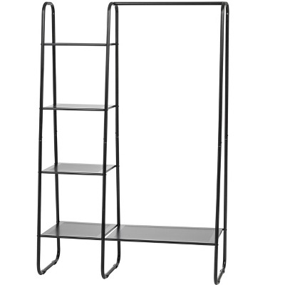 Iris Usa 5 Shelf Garment And Accessories Rack For Hanging And ...