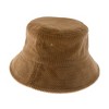 Alilang Corduroy Bucket Hat with Classic Design for a Stylish Casual Look - 4 of 4