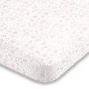 Carter's Floral Elephant Pink and Gray Bird, Butterfly and Flowers 3 Piece Nursery Crib Bedding Set - Comforter, Fitted Crib Sheet, and Crib Skirt - 3 of 4