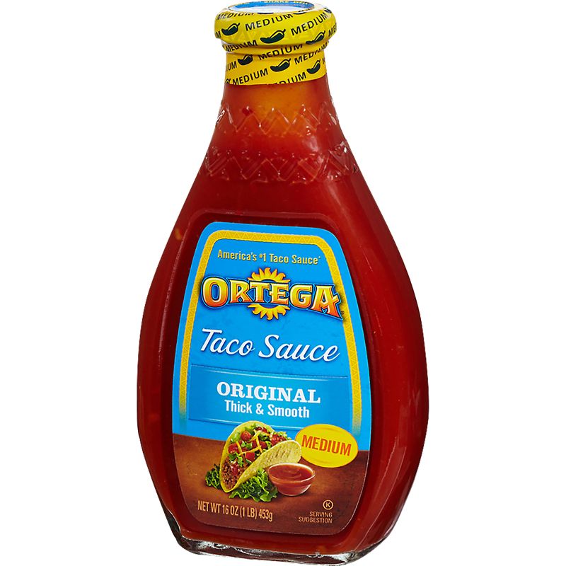 Ortega Original Thick &#38; Smooth Medium Taco Sauce - 16oz., 4 of 8