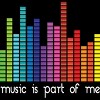 Men's Design By Humans Music is part of me By Reider525 T-Shirt - 2 of 2