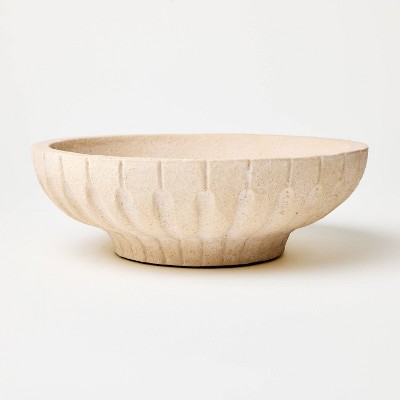 Terra-cotta Bowl-Scalloped Edge & Dots, Decor Bowls