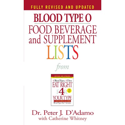 Eat Right 4 Your Type Personalized Cookbook Type B - By Peter J D'adamo ...