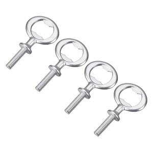 Unique Bargains Zinc Alloy Screw Flat Beer Soda Bottle Opener for Home Party 4 Pcs - 1 of 4