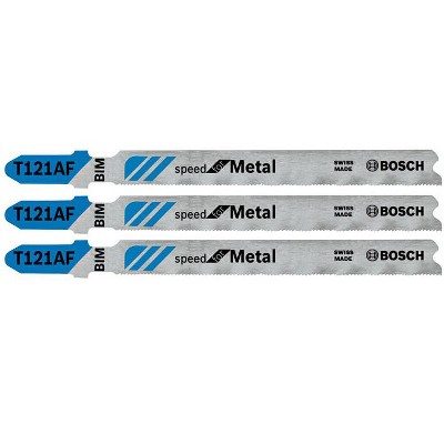 Bosch 3-5/8 in. Bi-Metal T-Shank Wavy set and milled Reciprocating Saw Blade 21 TPI 3 pk