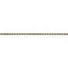Black Bow Jewelry 1.8mm, 14k Rose Gold, Diamond Cut Solid Rope Chain Anklet or Bracelet - 2 of 4