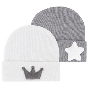 Ely's & Co. Newborn Hospital Hats 2 Packs - 1 of 4