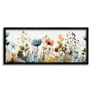 Stupell Industries Earth Tones Garden Blooms Framed Giclee Art - 1 of 4