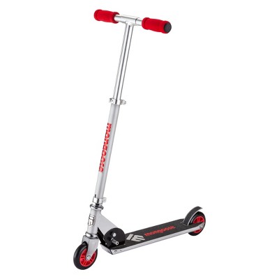 Mongoose Force 1.0 Folding Scooter - Silver/Red