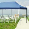 KTMBDW 10x20 Pop Up Canopy Tent with Vent, Easy Set Up Tent, Instant Sun Shelter Canopy, 12 Stakes & 6 Ropes, for Parties, Beach, Outdoor - 3 of 4