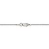 Black Bow Jewelry 1.25mm Sterling Silver Diamond Cut Round Snake Chain Necklace - 4 of 4