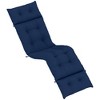 Outsunny Patio Lounge Chair Cushion, Tufted Thick Outdoor Chaise Lounge Cushion with Ties for Lawn Pool Deck, 74.8" x 22" x 4" - 4 of 4