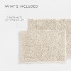 Soft Absorbent Chenille Bath Mat Rug with Anti-Skid Rubber Backing - Becky Cameron - 3 of 4