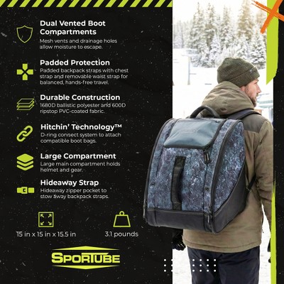 Sportube Freerider Padded Gear and Boot Bag with Extra-Large Central Compartment — фото 4