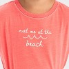 Toddler Girls' Short Sleeve Beach Graphic T-Shirt - Cat & Jack™ Coral Orange - 2 of 4