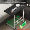 Standing Desk Adjustable Height, Mobile Stand up Desks w/Wheels, Portable Rolling Small Computer Table for Home Office - 3 of 4