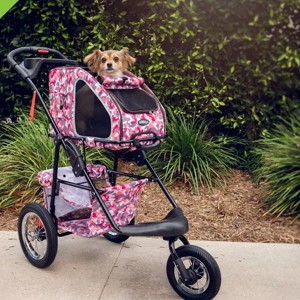 Petique 5-in-1 Pet Stroller Complete Set with Pet Carrier and Stroller Frame - 1 of 4