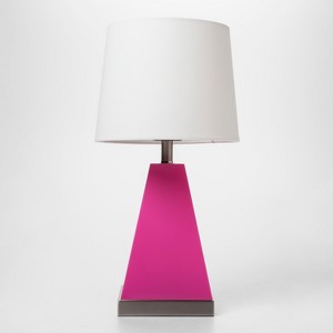 Pink & Silver Triangle Light Up Table Lamp - Pillowfort , Size: Lamp Only