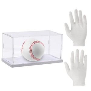 Unique Bargains Acrylic Dustproof Figure Doll Model Collectible Display Box - 1 of 4