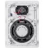 Monoprice 2-Way Polypropylene In-Wall Speakers - 6.5 Inch (Pair) With Paintable Grille - Aria Series - 4 of 4