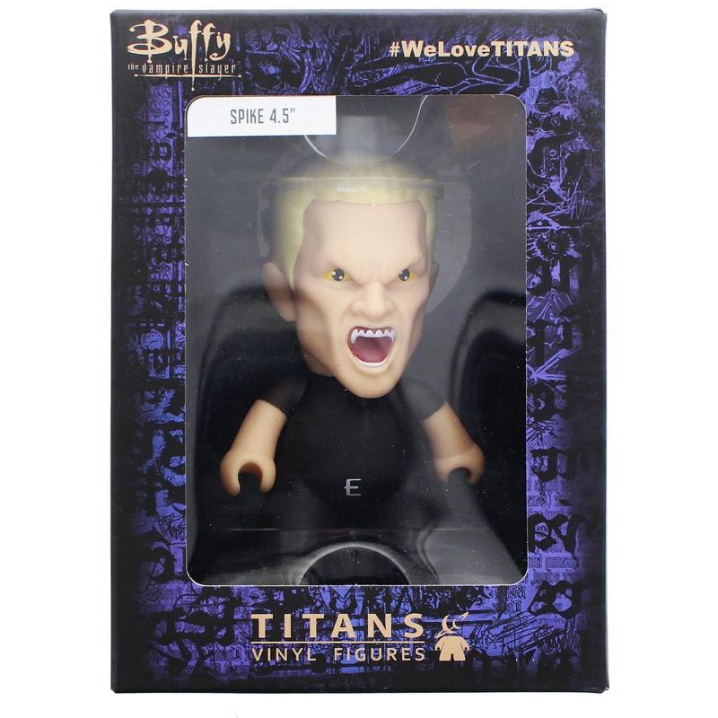 Titan Books Buffy the Vampire Slayer 4.5" Spike Titan Vinyl Figure (Horror Block Exclusive), 3 of 4