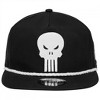 Adult Punisher Logo New Era Adjustable Golfer Rope Hat - 2 of 4