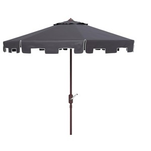 Zimmerman 11Ft Round Market Umbrella - PAT8100 - Safavieh - 1 of 4
