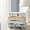 Flannel Baby Blankets Little Cub - Cloud Island™ Gray/Neutral 4pk - 2 of 3