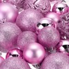 Unique Bargains Plastic Party Wedding Christmas Decorative Hanging Ornament Balls 2.4" 30 Pcs - 3 of 4
