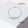 Baby Girls' Heart Cutout Tag ID Bracelet Sterling Silver - In Season Jewelry - 3 of 4