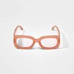 Girls' Daisy Print Rectangle Sunglasses - art class™ Pink