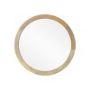 Christopher Knight Home Cheval Modern Handcrafted Mango Wood Round Wall Mirror - 3 of 4
