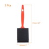 Unique Bargains Wall Treatment Tool Foam Paint Brush with Plastic Handle 2 Pcs - 2 of 4