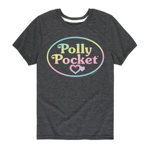 Boys' - Polly Pocket - Polly Pocket Ombre Logo Short Sleeve Graphic T-Shirt - 1 of 4