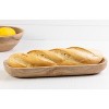 VIP Wood 12 in. Brown Oval Dough Bowl - 2 of 3