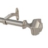 Iron Expandable Silver Window Curtain Rod by Blue Nile Mills - 3 of 4