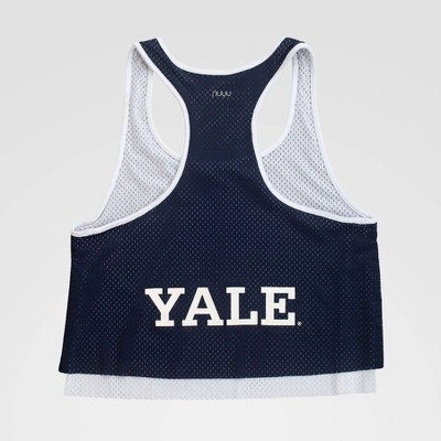 NCAA Yale Bulldogs Double Mesh Layer Tank Top - Blue M