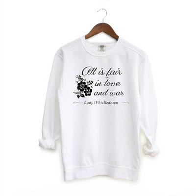 Simply Sage Market Women's Garment Dyed Graphic Sweatshirt All Is Fair