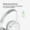 Belkin SoundForm Mini Kids Bluetooth Over-Ear Headphones, Built-in Microphone, White, AUD001BTWHV3 - 3 of 4