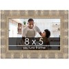 PosterPalooza | 8x5 Wide Bamboo Picture Frame, UV Acrylic, 4 Finishes - Brown, Black, Silver, and Natural - 2 of 4