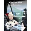 GROWNSY Baby Car Camera for 2 Kids, 7 in Ultrawide AHD Car Baby Monitor with 2 Camera, Night Vision - 2 of 4