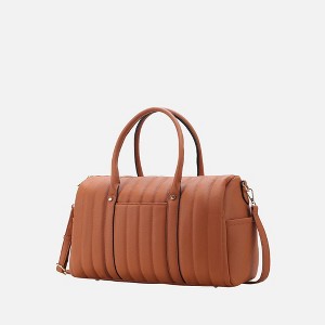 MKF Collection Luana Quilted Vegan Leather Women’s Duffle Bag by Mia K - 1 of 4